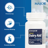 MAJOR Original Dairy Aid packaging with dosage instructions