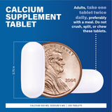 MAJOR Oyster Shell Calcium 500 mg Tablets side view