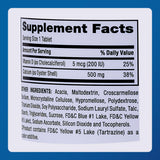 MAJOR Oyster Shell Calcium 500 mg with Vitamin D3 tablet with measuring spoon