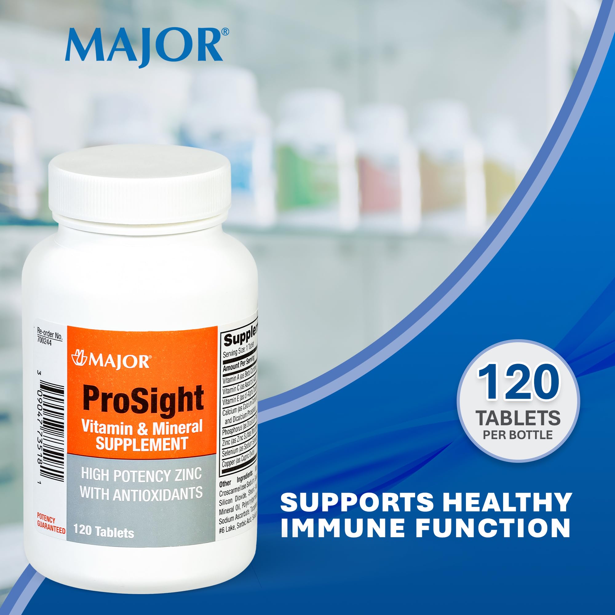 MAJOR ProSight Daily Multivitamin Supplement bottle side view