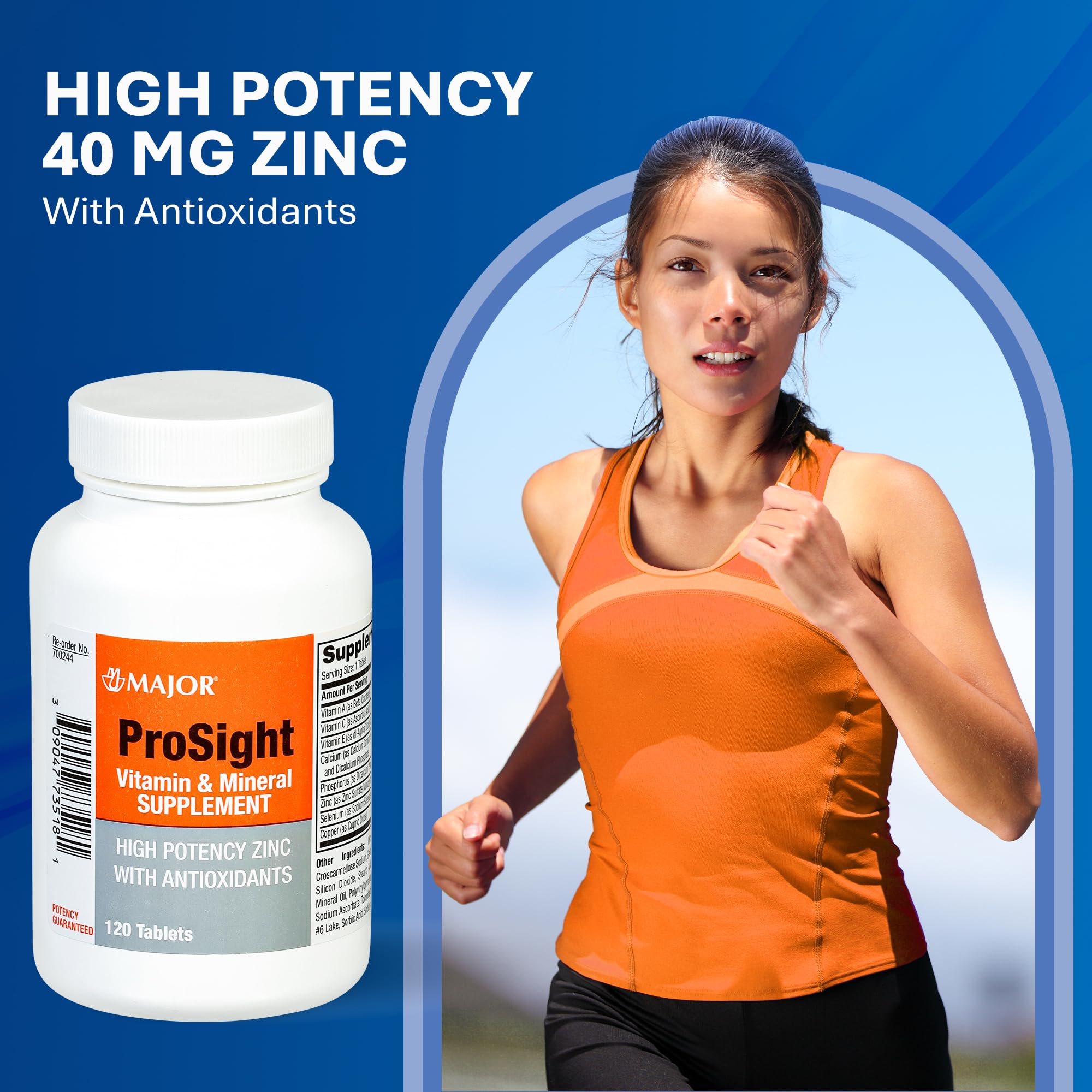 MAJOR ProSight Daily Multivitamin Supplement tablets close-up