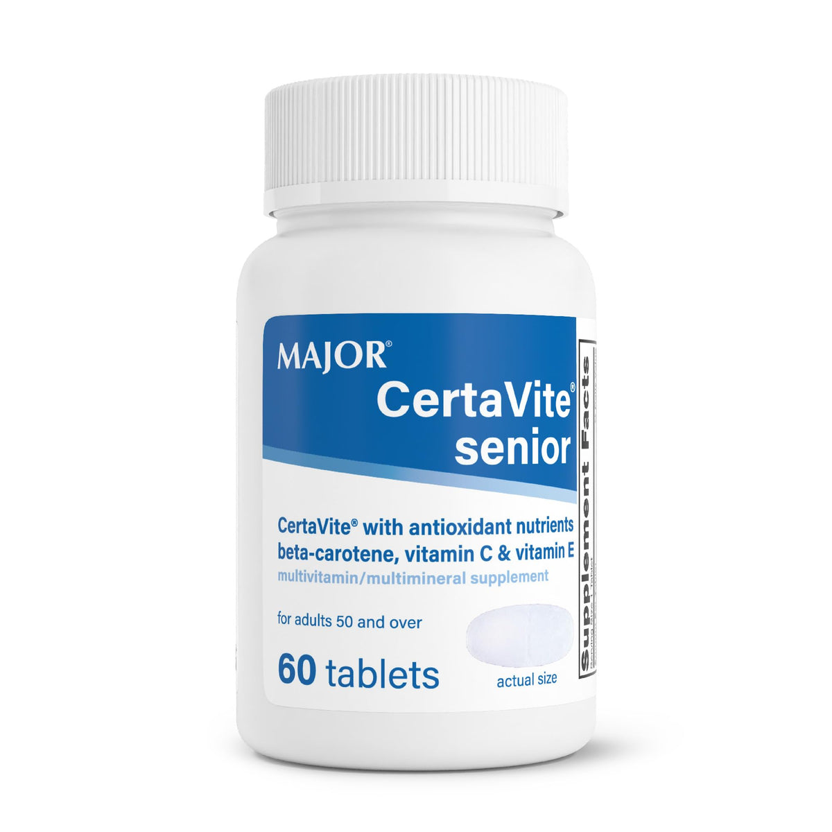 MAJOR Senior Multivitamin front view packaging