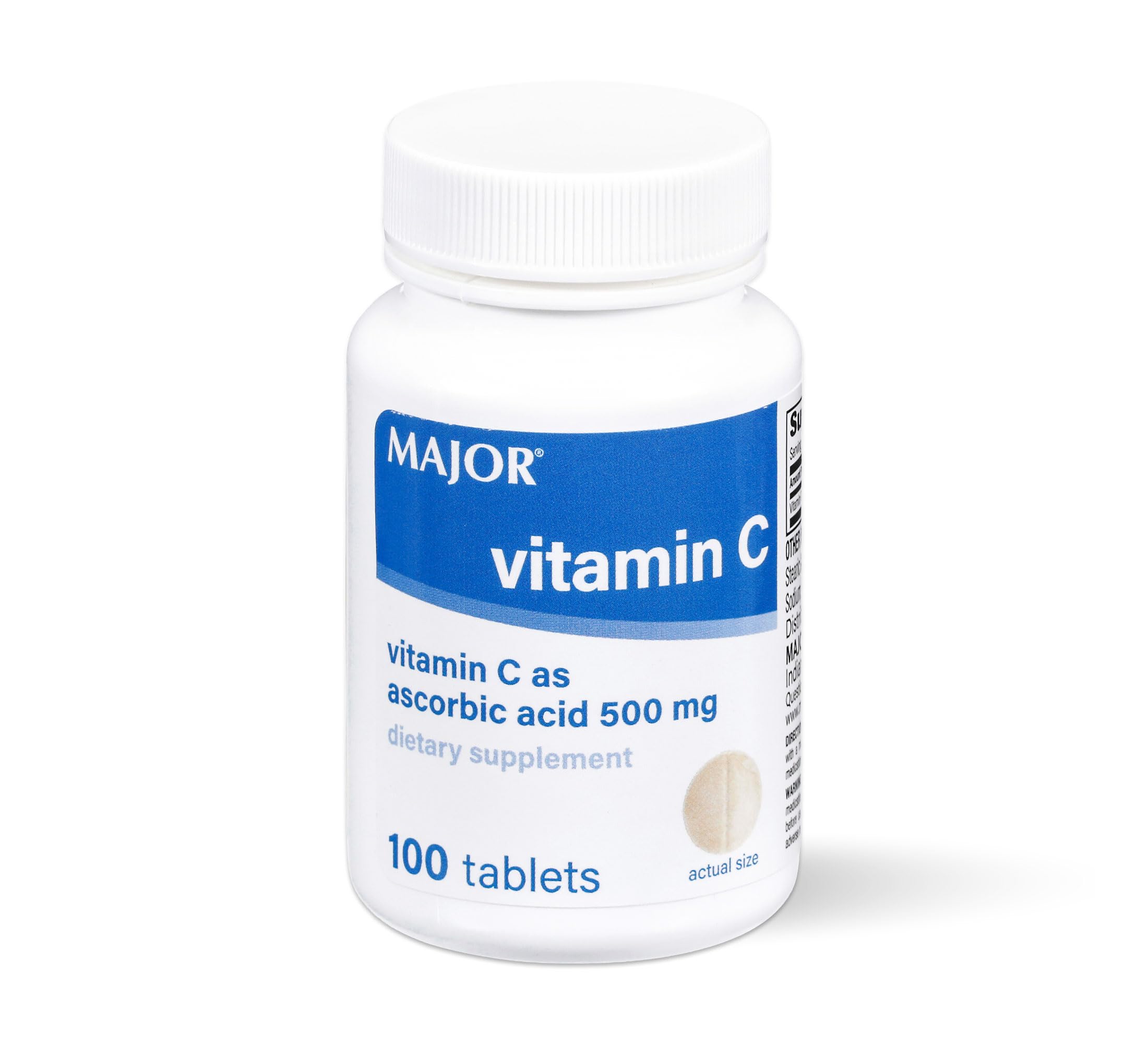 MAJOR Vitamin C Tablets 500mg front view