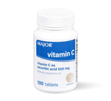 MAJOR Vitamin C Tablets 500mg front view