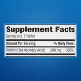 MAJOR Vitamin C Tablets 500mg on a kitchen counter
