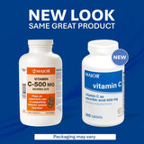 MAJOR Vitamin C Tablets 500mg packaging
