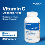 MAJOR Vitamin C Tablets 500mg with a meal