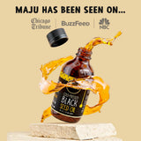 Maju Superfoods Black Seed Oil 227g in natural setting