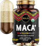 Maju Superfoods Maca Capsules 100g front view