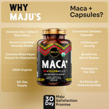 Maju Superfoods Maca Capsules 100g ingredients list