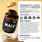 Maju Superfoods Maca Capsules 100g lifestyle scene