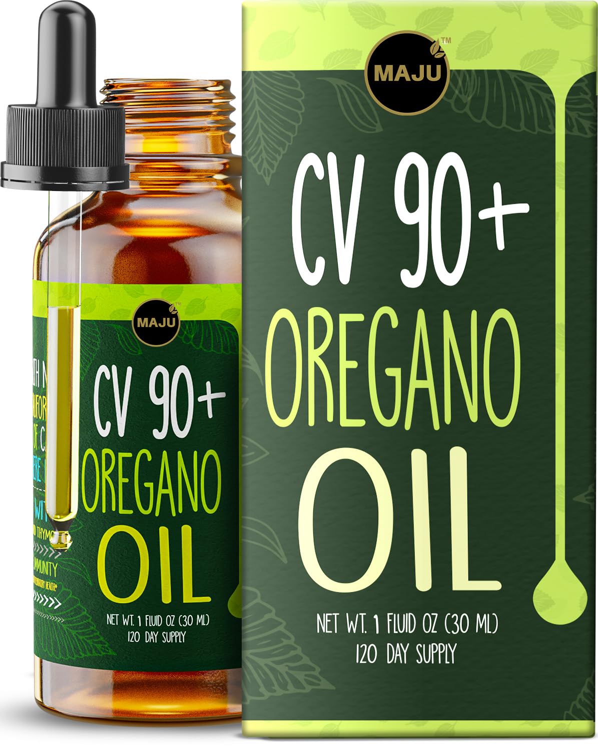Maju Superfoods Oregano Oil Drops 28g front view