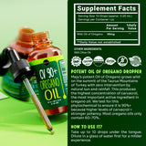 Maju Superfoods Oregano Oil Drops on kitchen counter
