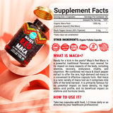 Maju Superfoods Organic Maca Root Capsules with black pepper extract