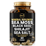 Maju Superfoods Sea Moss & Shilajit Capsules front view