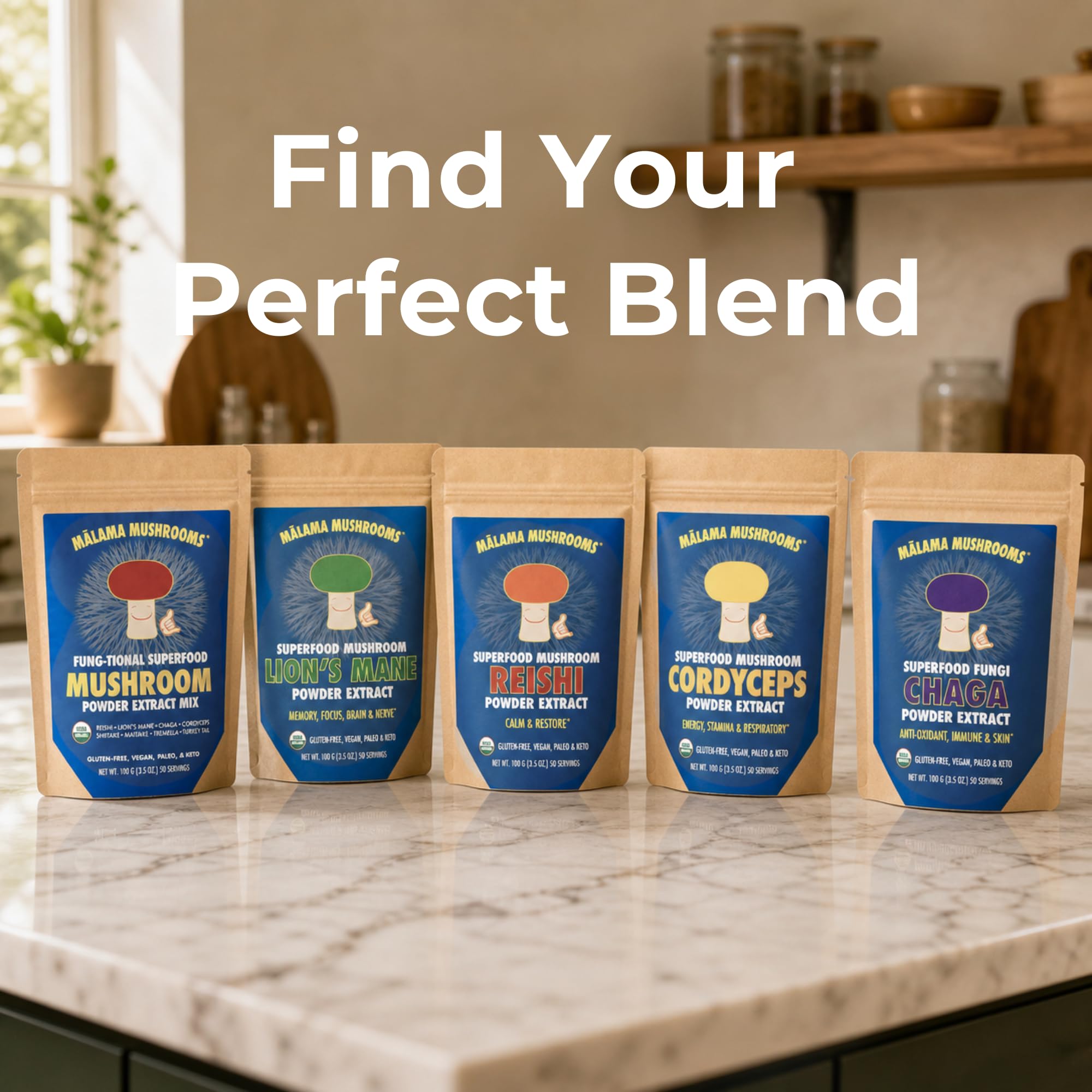 MALAMA MUSHROOMS Lion's Mane Mushroom Powder lifestyle scene