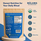 MALAMA MUSHROOMS Lion's Mane Mushroom Powder packaging