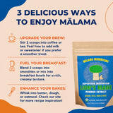 MALAMA MUSHROOMS Lion's Mane Mushroom Powder scoop