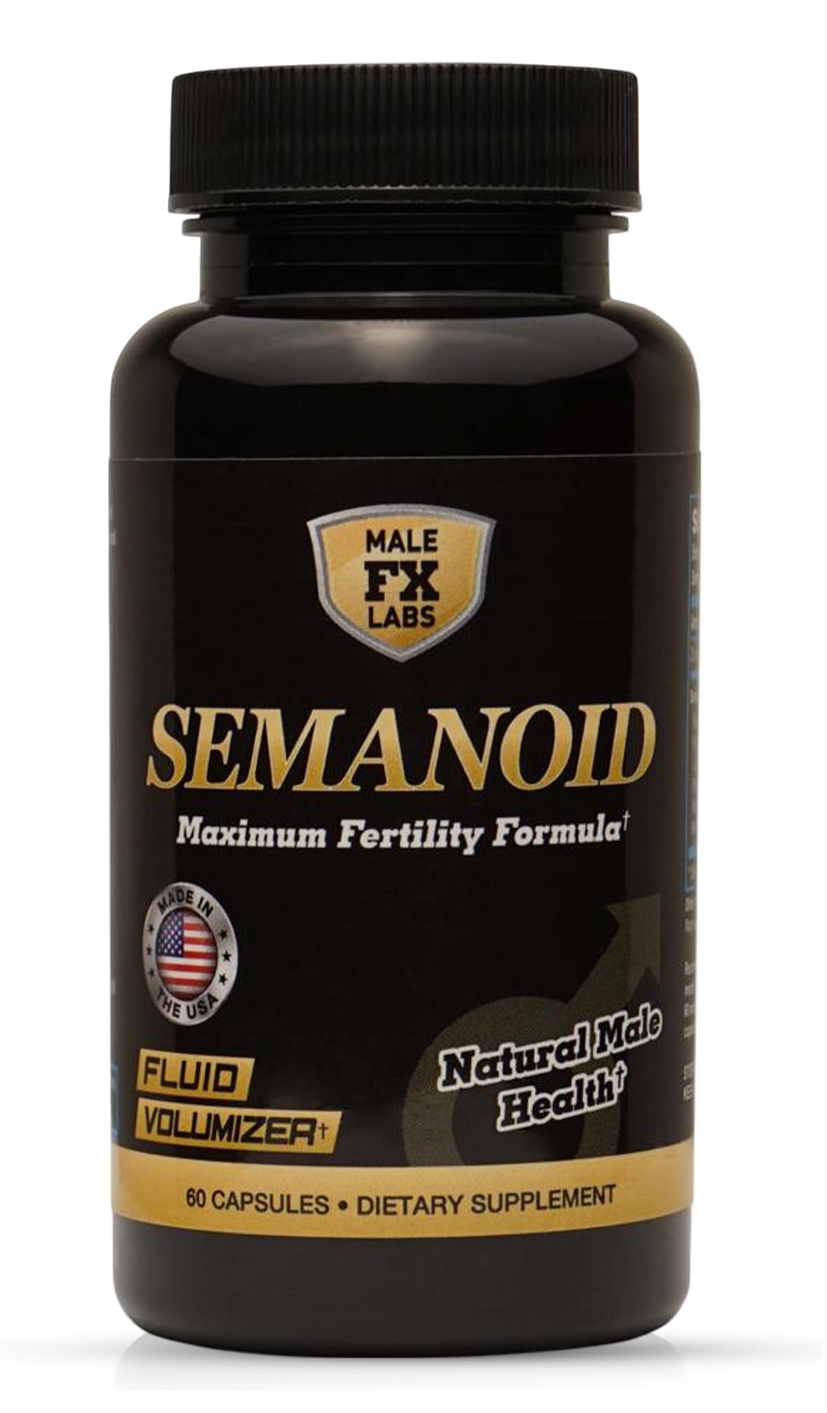 Male FX Labs Semanoid multivitamin supplement bottle front view