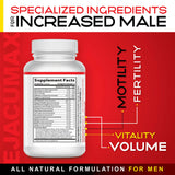 MaleMax Semen Volume Supplement back view