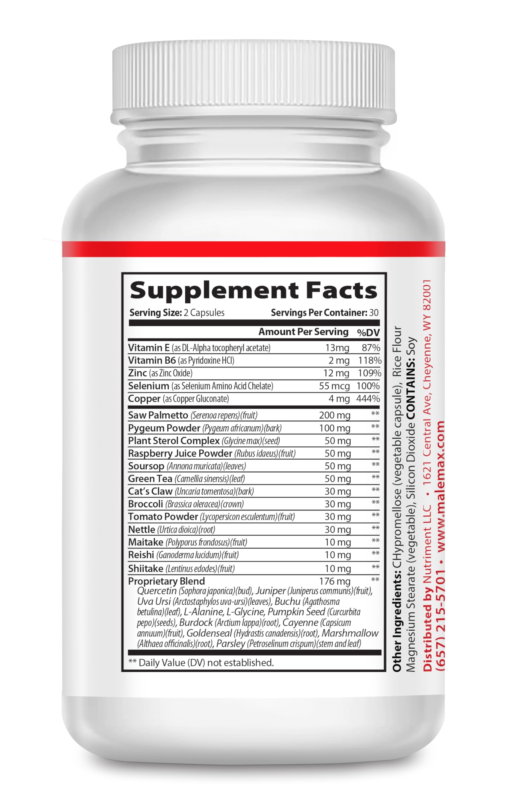 MaleMax Semen Volume Supplement side view