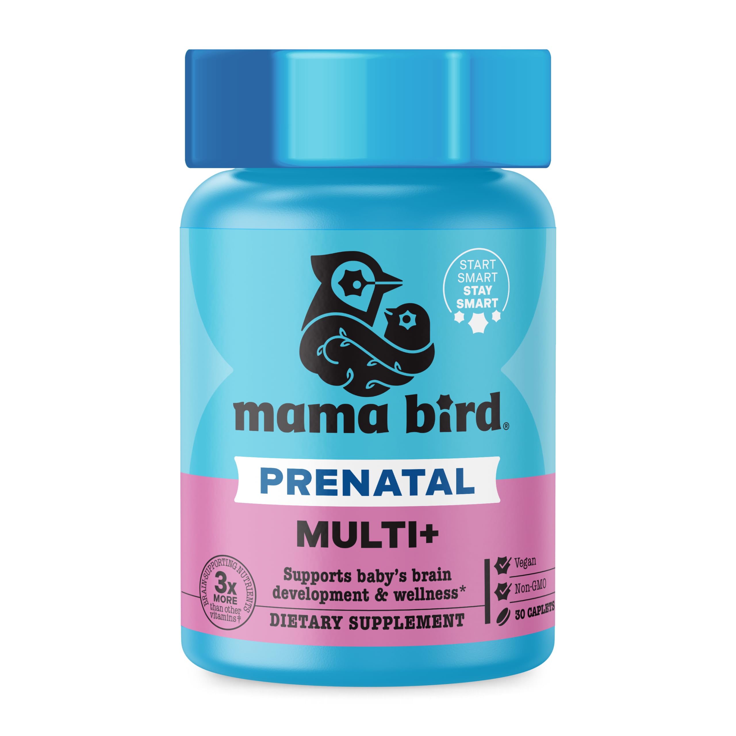 Mama Bird Prenatal Multivitamin 30 Caplets front view