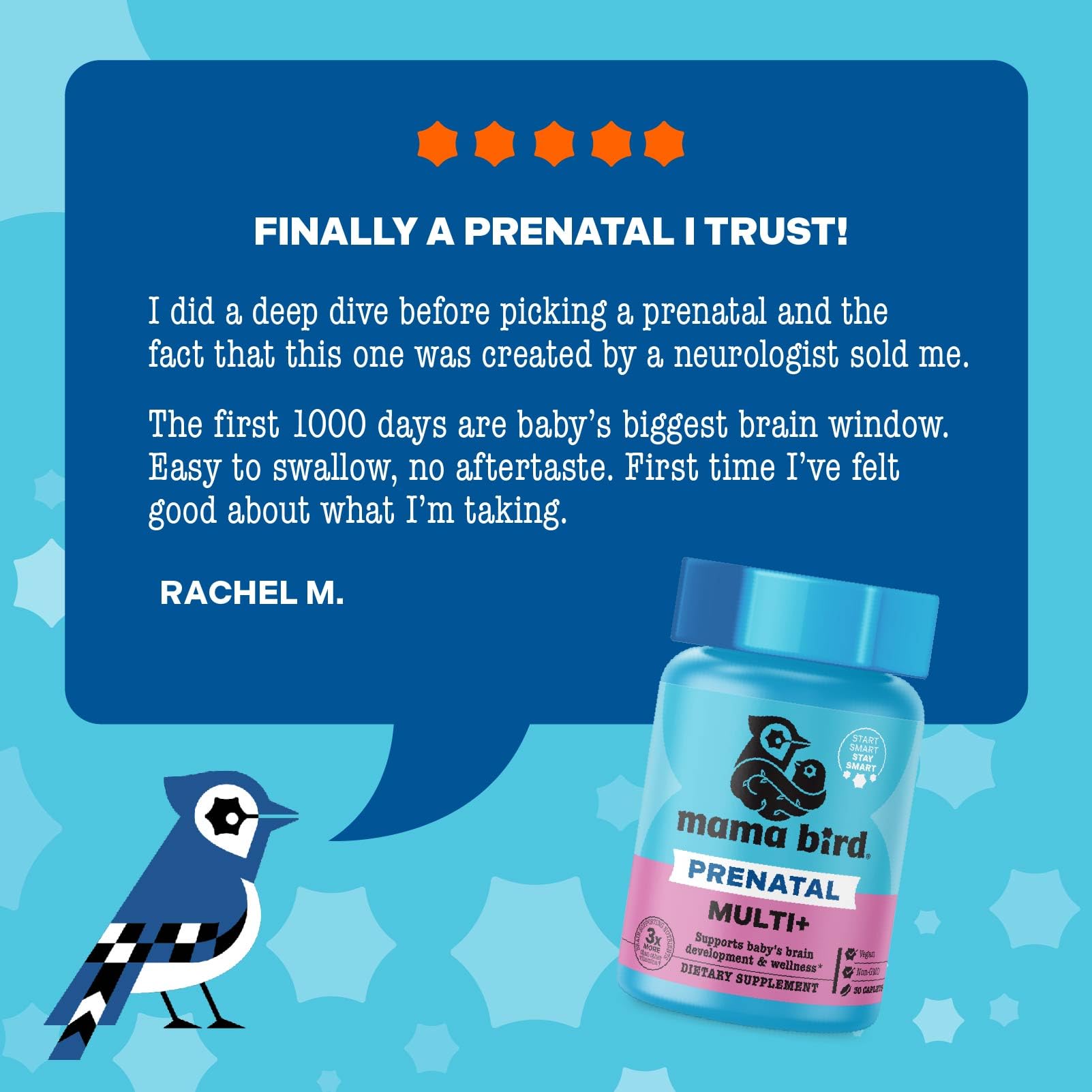 Mama Bird Prenatal Multivitamin 30 Caplets lifestyle scene