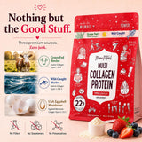 Mama Natural Collagen Powder scoop and powder