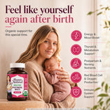 Mama Natural Postnatal Multi Organic Multivitamin side view