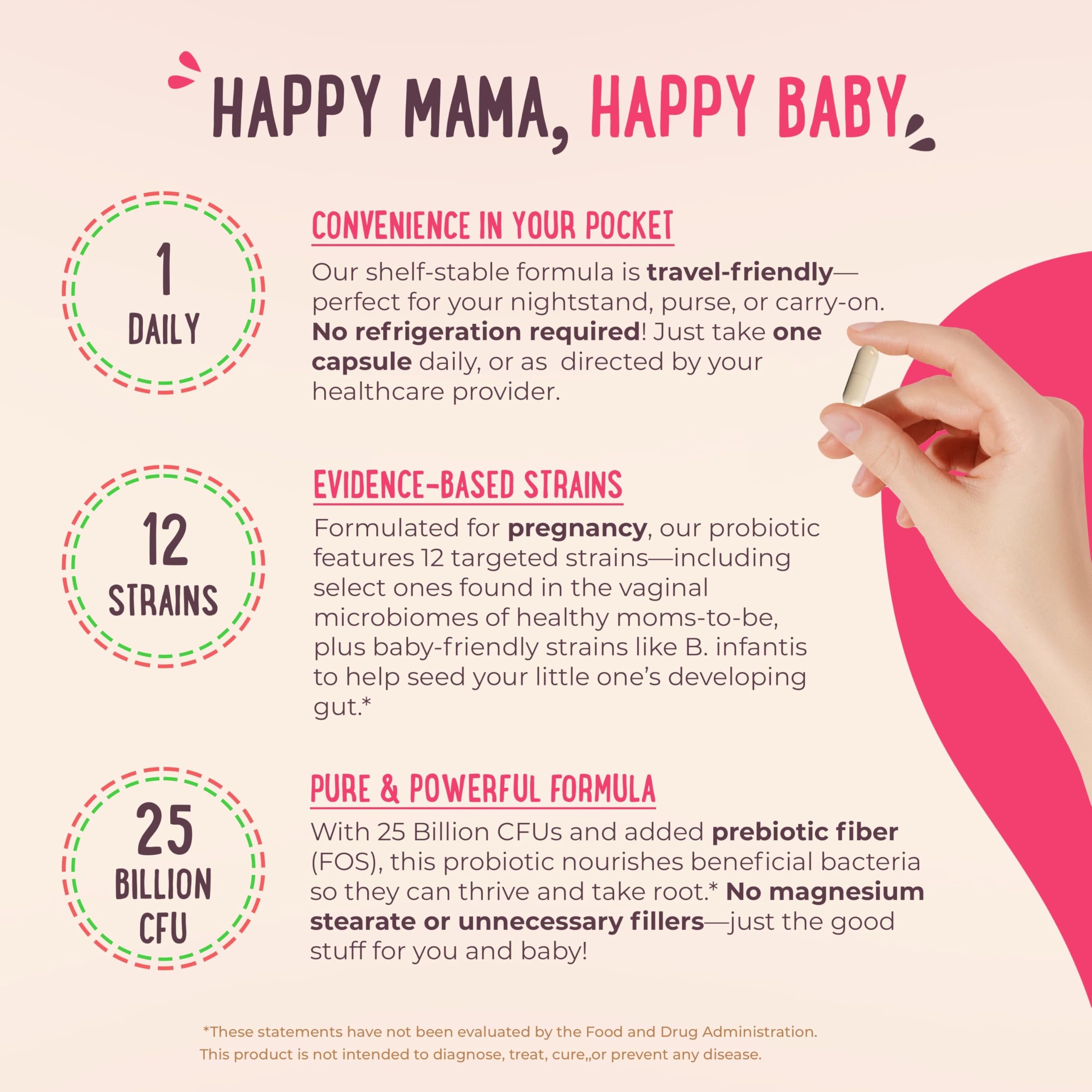 Mama Natural Probiotic Supplement ingredients list