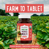 Mama Natural Women's Multivitamin side view showing tablet size