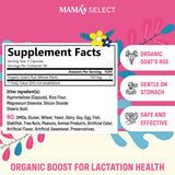 Mama's Select Goat's Rue capsules bottle side view