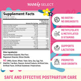 Mama's Select Postnatal Vitamins bottle with label