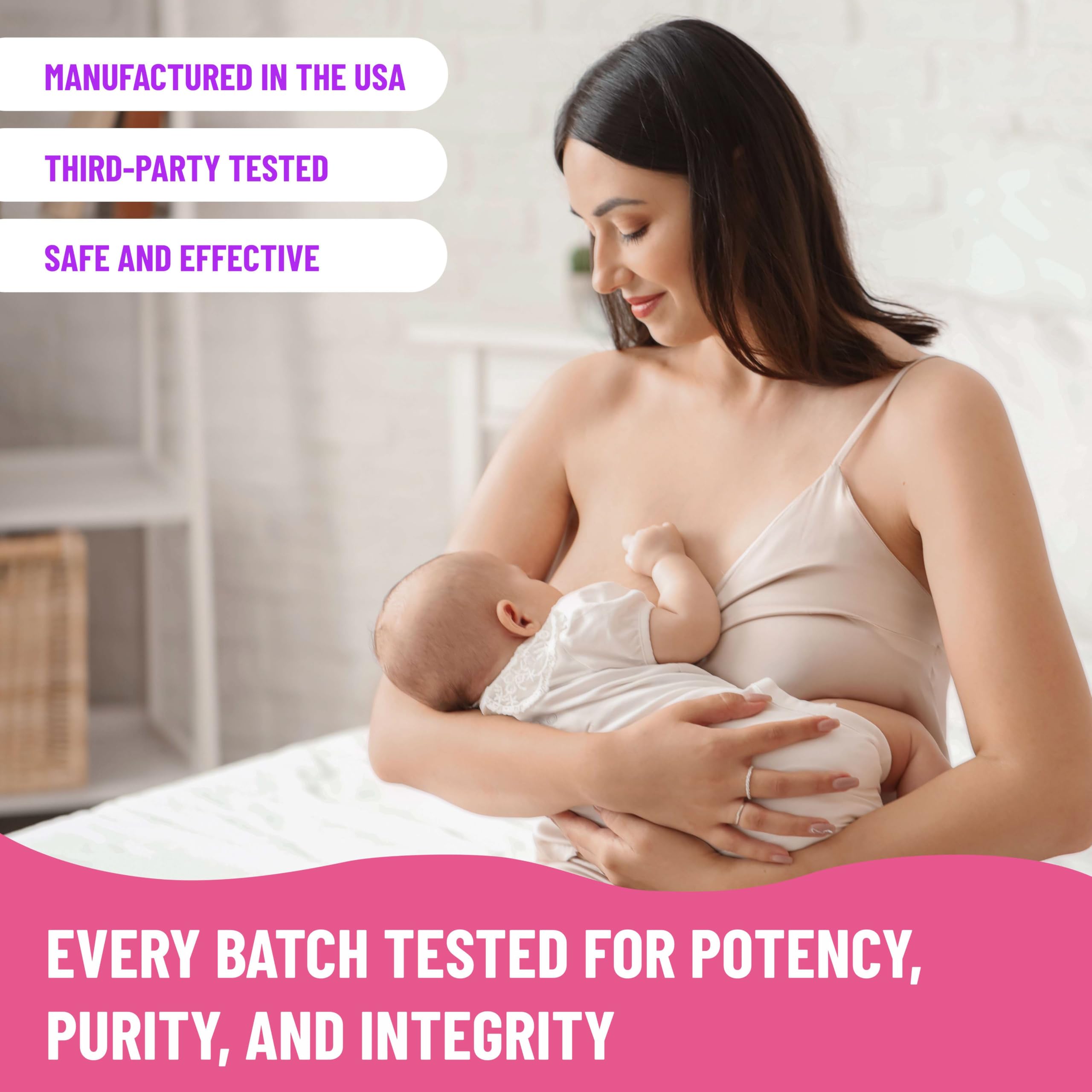 Mama's Select Postnatal Vitamins capsules in hand