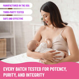 Mama's Select Postnatal Vitamins capsules in hand