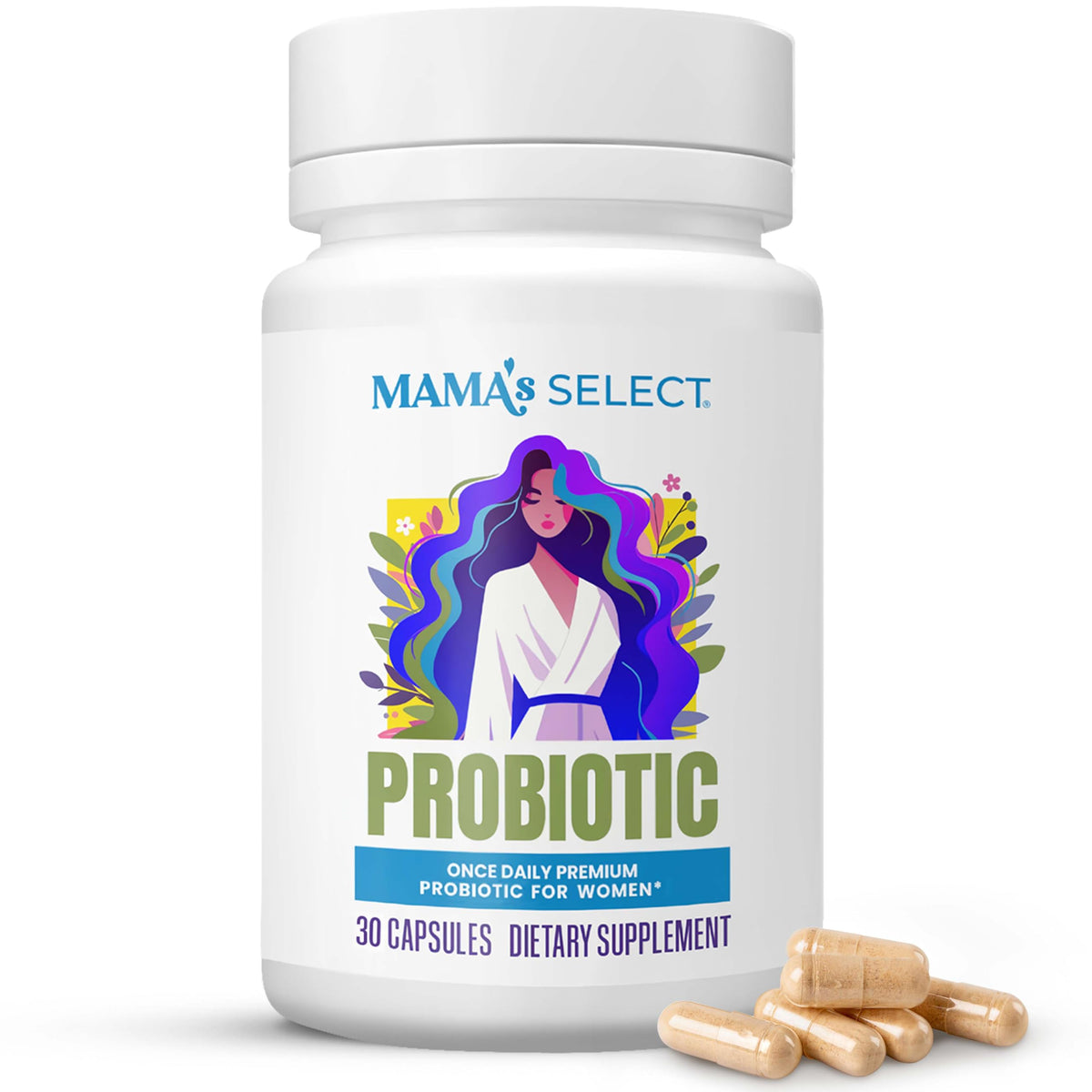 Mama's Select Prenatal Probiotic 32g front view