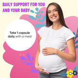 Mama's Select Prenatal Probiotic 32g on a kitchen counter