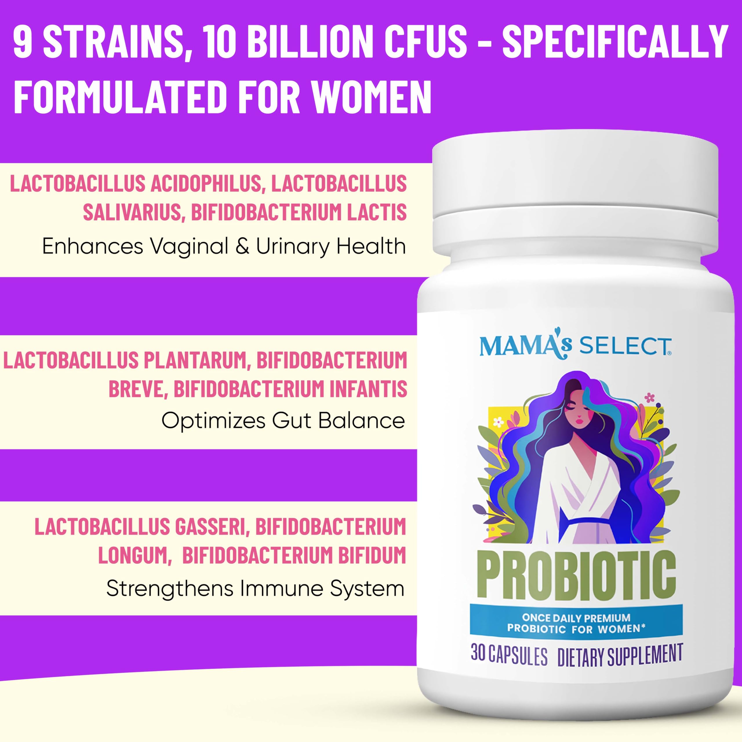 Mama's Select Prenatal Probiotic 32g packaging