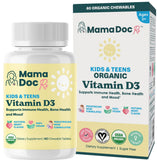 MamaDoc Rx Vitamin D3 Chewables for Kids front view