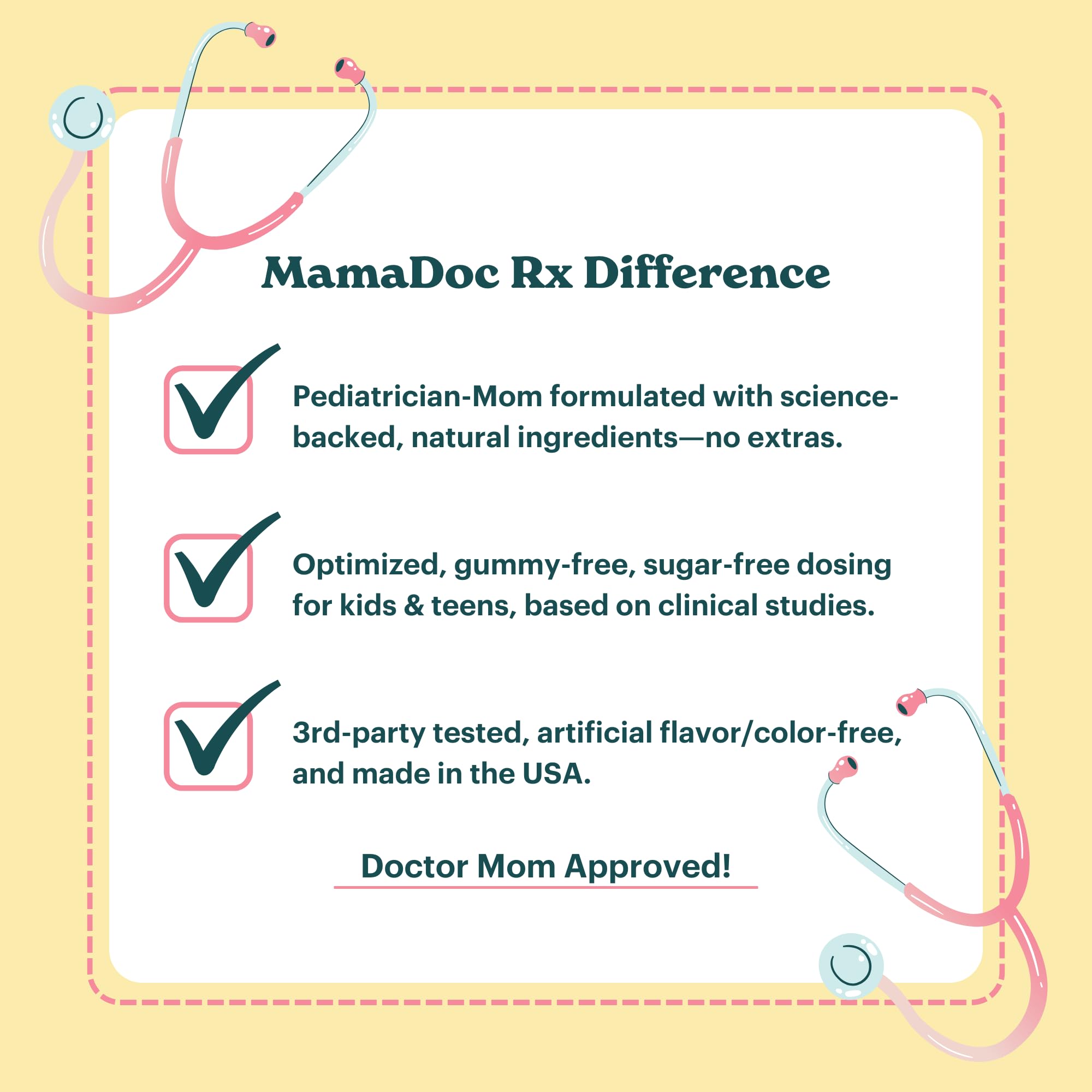 MamaDoc Rx Vitamin D3 Chewables in a child's hand