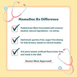 MamaDoc Rx Vitamin D3 Chewables in a child's hand
