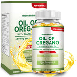 mamanana Oregano Oil Capsules front view with packaging