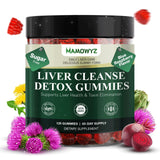 MAMOWYZ Milk Thistle Gummies front view with packaging
