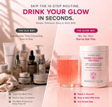 Manifest Glow Tropical Collagen Powder packaging side view