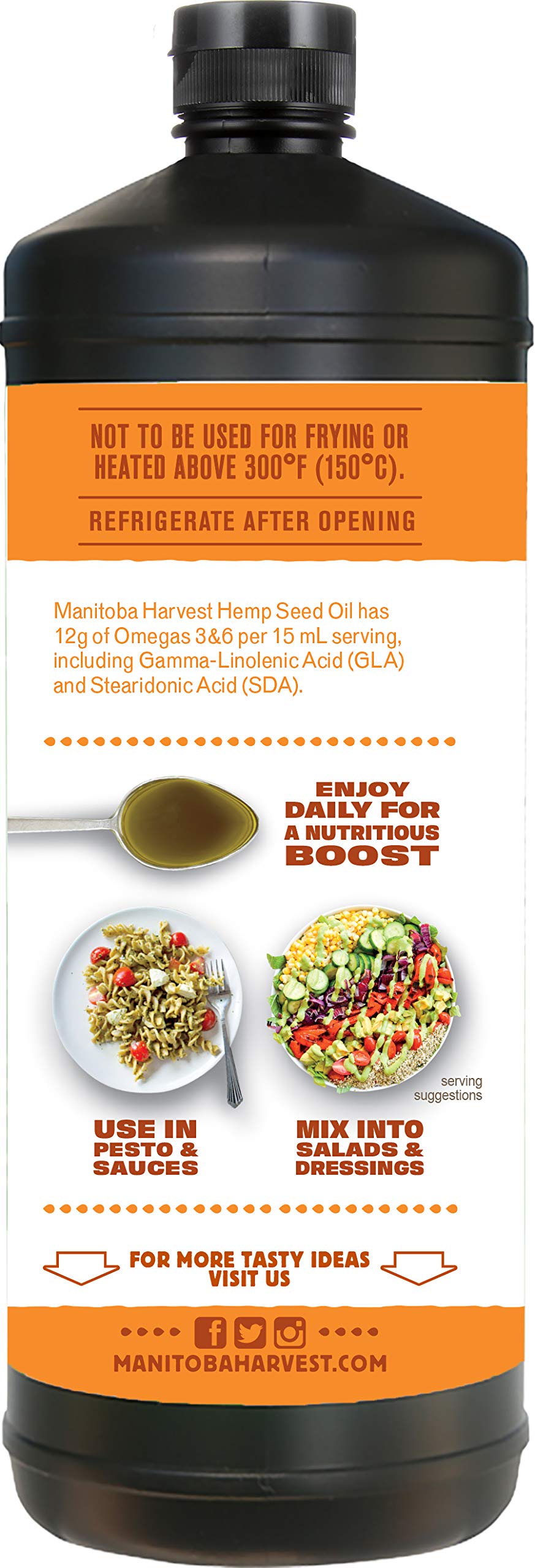 Manitoba Harvest Hemp Seed Oil in a salad dressing