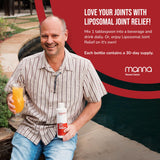 Manna Vitamins Evolved Chondroitin Supplement with lifestyle background