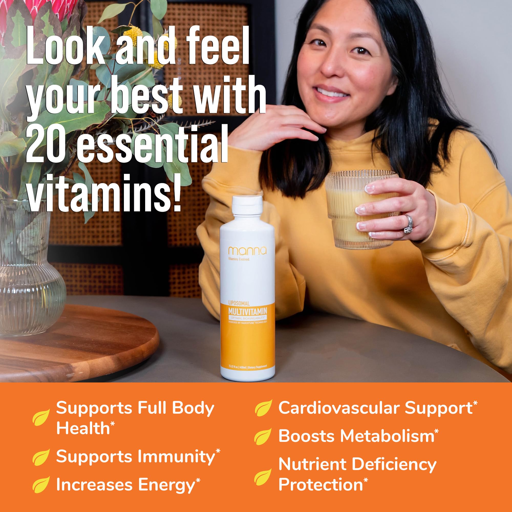 Manna Vitamins Evolved Liposomal Multivitamin ingredients list