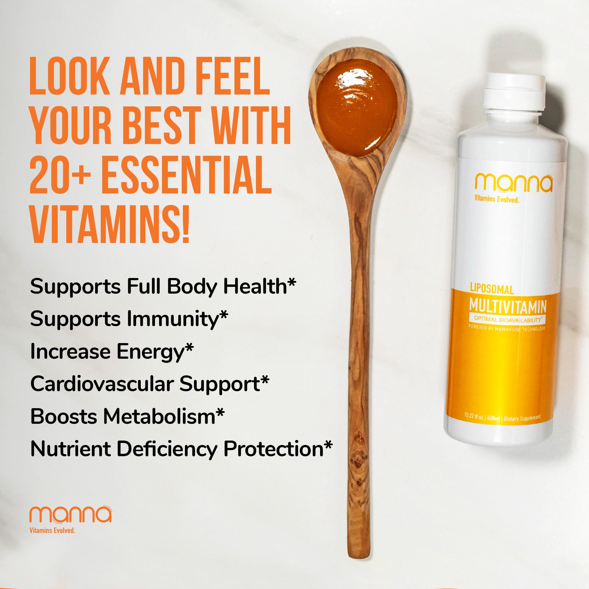 Manna Vitamins Evolved Liposomal Multivitamin packaging