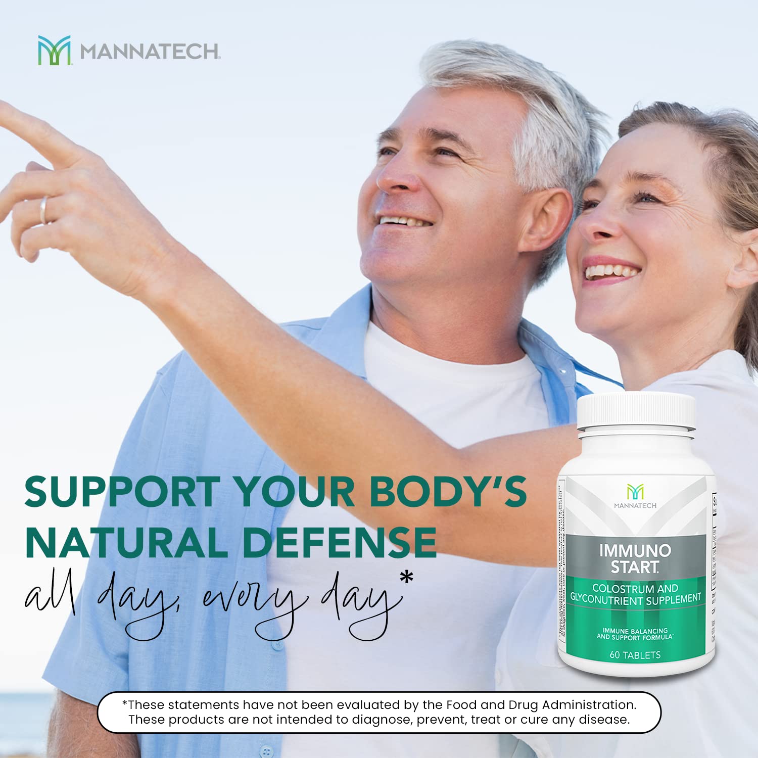 Mannatech daily wellness Multivitamins back view with ingredients