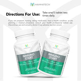 Mannatech daily wellness Multivitamins on a wooden table